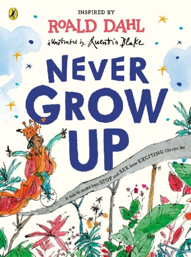 Buchcover und Innenansicht für das Buch: Never Grow Up