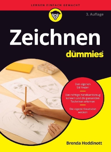 Buchcover und Innenansicht für das Buch: Zeichnen für Dummies