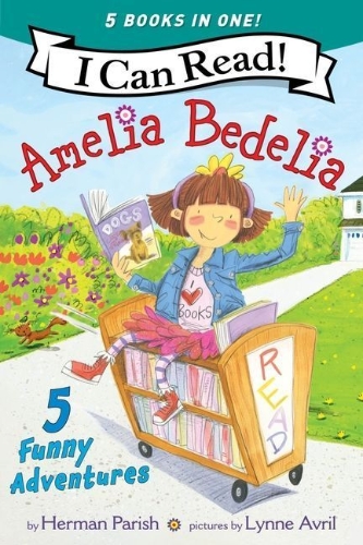 Buchcover und Innenansicht für das Buch: Amelia Bedelia 5 Funny Adventures