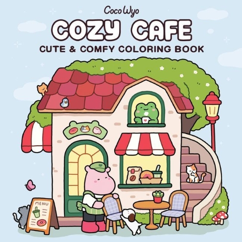 Buchcover und Innenansicht für das Buch: Cozy Cafe