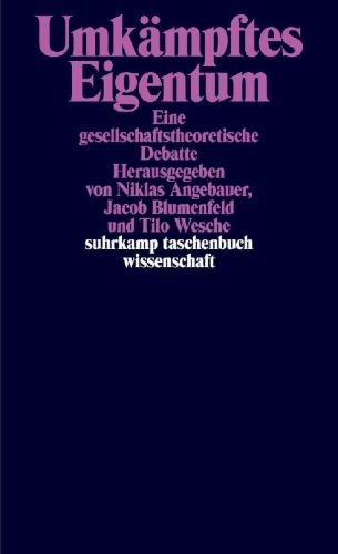 Buchcover und Innenansicht für das Buch: Umkämpftes Eigentum