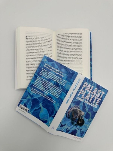 Buchcover und Innenansicht für das Buch: Palastplatte