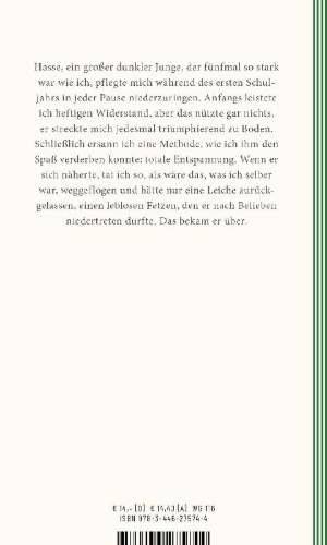 Buchcover und Innenansicht für das Buch: Die Erinnerungen sehen mich