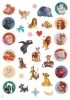 Buchcover und Innenansicht für das Buch: Disney Tiere: Tierischer Ausmalspaß