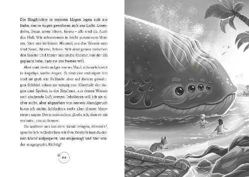 Buchcover und Innenansicht für das Buch: Erde 13 - Rätsel des purpurnen Ozeans (Erde 13, Bd. 2)