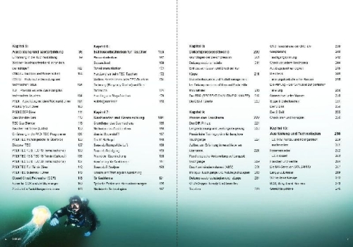 Buchcover und Innenansicht für das Buch: Das ultimative Taucherhandbuch