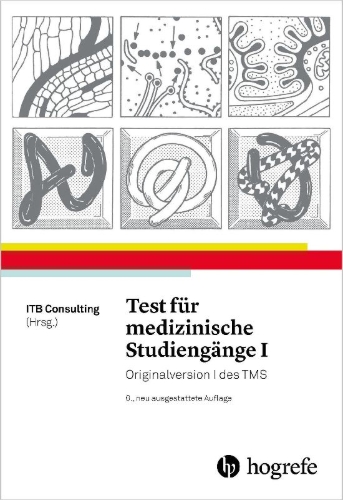 Buchcover und Innenansicht für das Buch: Test für medizinische Studiengänge I