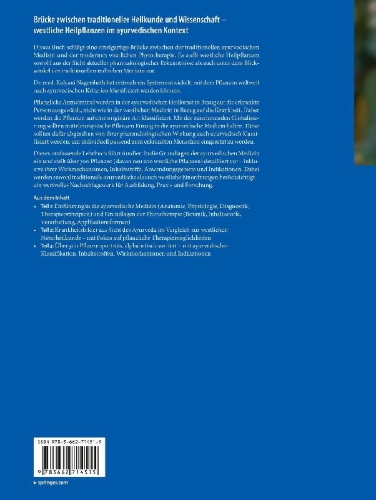 Buchcover und Innenansicht für das Buch: Ayurveda-Medizin mit einheimischen Pflanzen