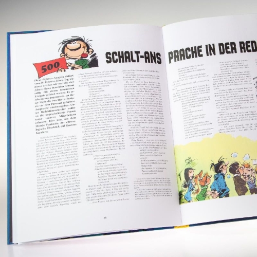 Buchcover und Innenansicht für das Buch: Lagaffe se décoince