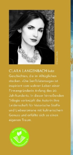 Buchcover und Innenansicht für das Buch: Die Senfblütensaga - Wege des Schicksals