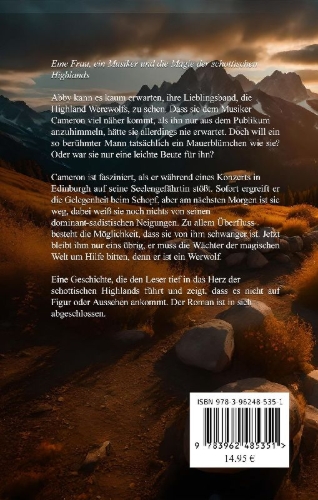 Buchcover und Innenansicht für das Buch: Kein Werwolf für eine Nacht