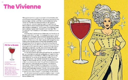 Buchcover und Innenansicht für das Buch: Category Is: Cocktails!  - Mixed Drinks Inspired By Legendary Drag Performers