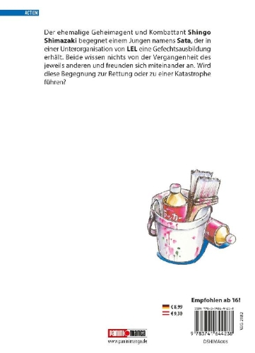 Buchcover und Innenansicht für das Buch: Shimazaki in the Land of Peace 05