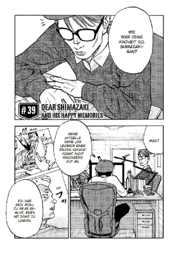 Buchcover und Innenansicht für das Buch: Shimazaki in the Land of Peace 05