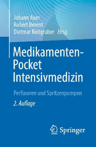 Buchcover und Innenansicht für das Buch: Medikamenten-Pocket Intensivmedizin