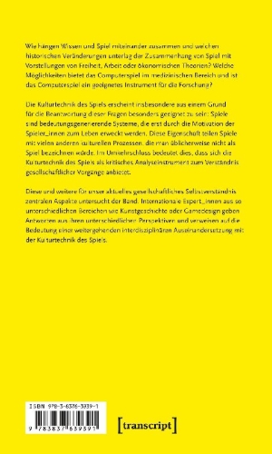 Buchcover und Innenansicht für das Buch: Spielwissen und Wissensspiele
