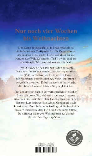 Buchcover und Innenansicht für das Buch: Die Weihnachtsliste