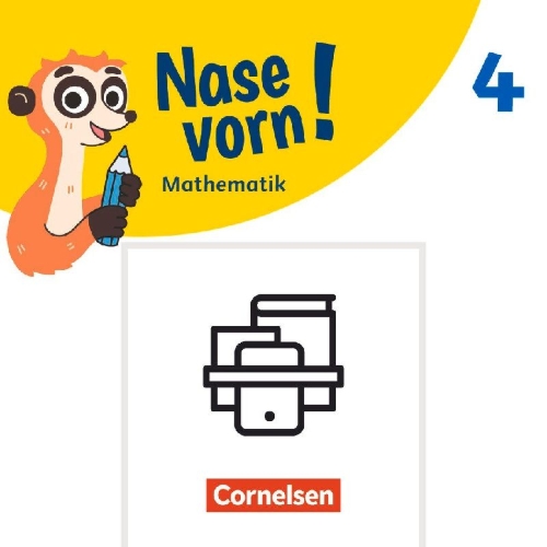 Buchcover und Innenansicht für das Buch: Nase vorn! 3. Schuljahr - Basiskompetenzen Mathe - Übungshefte -  Mathematische Grundkompetenzen trainieren & Sicher in die 5. Klasse - 5 Übungshefte im Paket mit Lösungen