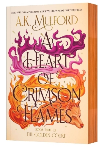 Buchcover und Innenansicht für das Buch: A Heart of Crimson Flames