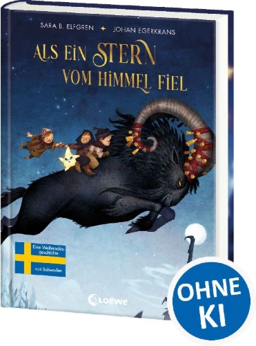 Buchcover und Innenansicht für das Buch: Julstjärnan