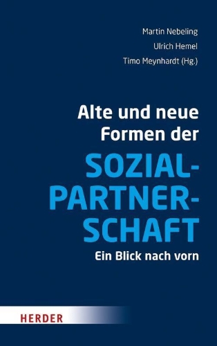 Buchcover und Innenansicht für das Buch: Alte und neue Formen der Sozialpartnerschaft