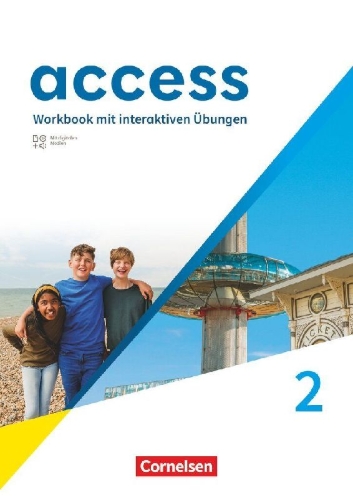 Buchcover und Innenansicht für das Buch: Access Band 2: 6. Schuljahr - Allgemeine Ausgabe 2022 - Workbook mit interaktiven Übungen