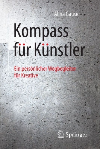 Buchcover und Innenansicht für das Buch: Kompass für Künstler