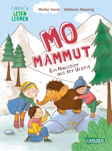 Buchcover und Innenansicht für das Buch: Mo Mammut