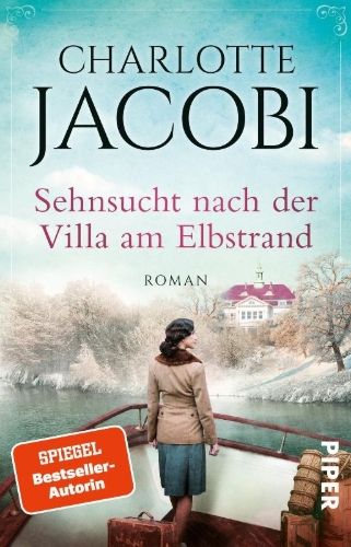 Buchcover und Innenansicht für das Buch: Sehnsucht nach der Villa am Elbstrand