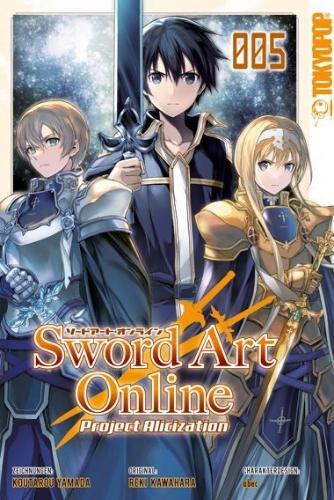 Buchcover und Innenansicht für das Buch: Sword Art Online - Project Alicization 05