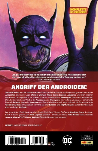 Buchcover und Innenansicht für das Buch: Absolute Power: Task Force VII #1-#7