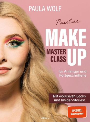 Buchcover und Innenansicht für das Buch: Paulas Make-up-Masterclass