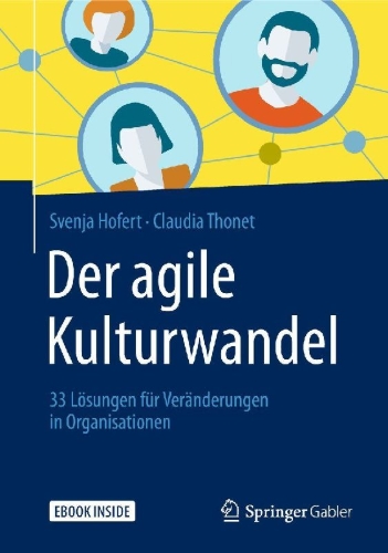 Buchcover und Innenansicht für das Buch: Der agile Kulturwandel