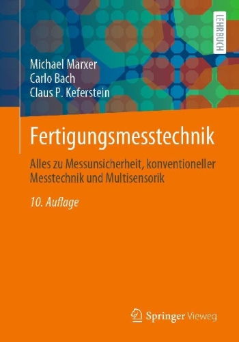 Buchcover und Innenansicht für das Buch: Fertigungsmesstechnik