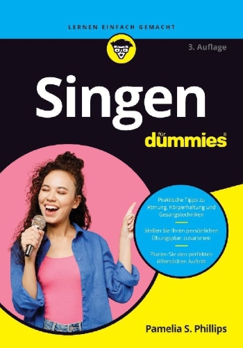 Buchcover und Innenansicht für das Buch: Singen für Dummies