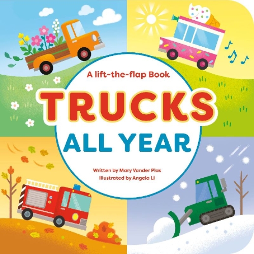 Buchcover und Innenansicht für das Buch: Trucks All Year
