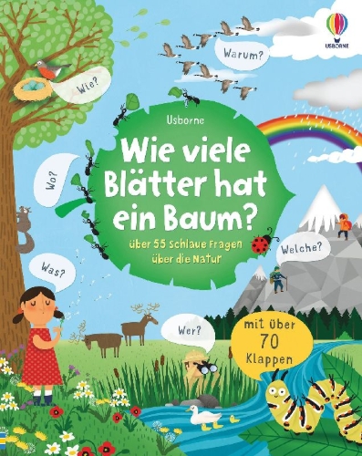 Buchcover und Innenansicht für das Buch: Wie viele Blätter hat ein Baum?