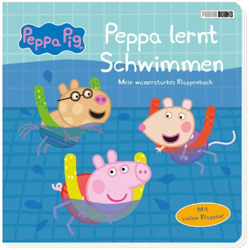 Buchcover und Innenansicht für das Buch: Peppa's Swimming Lesson