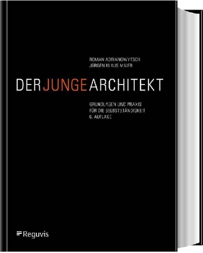 Buchcover und Innenansicht für das Buch: Der junge Architekt