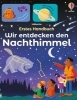 Buchcover und Innenansicht für das Buch: Erstes Handbuch: Wir entdecken den Nachthimmel