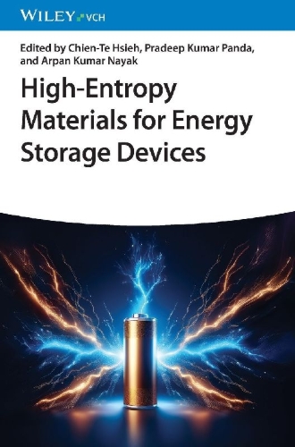 Buchcover und Innenansicht für das Buch: High-Entropy Materials for Energy Storage Devices