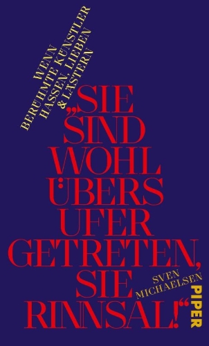 Buchcover und Innenansicht für das Buch: »Sie sind wohl übers Ufer getreten, Sie Rinnsal!«