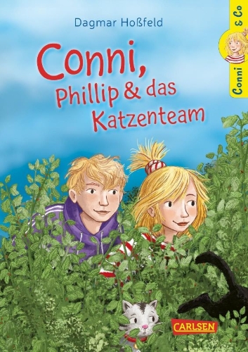Buchcover und Innenansicht für das Buch: Conni & Co 16: Conni, Phillip und das Katzenteam