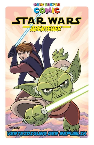 Buchcover und Innenansicht für das Buch: US Star Wars Adventures Vol. 8: Defend the Republic
