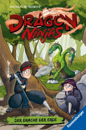 Buchcover und Innenansicht für das Buch: Dragon Ninjas, Band 4 - Der Drache der Erde