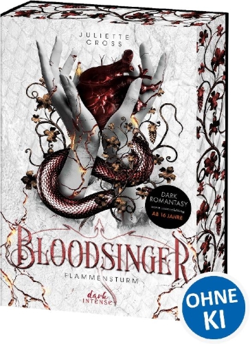 Buchcover und Innenansicht für das Buch: The Fire that Binds - Bloodsinger