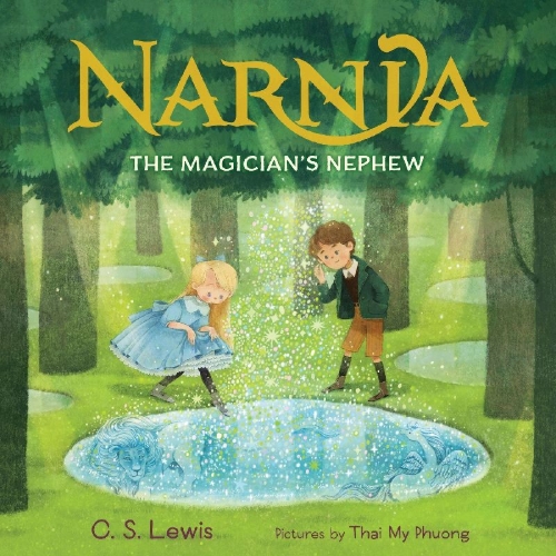 Buchcover und Innenansicht für das Buch: The Magician's Nephew Picture Book