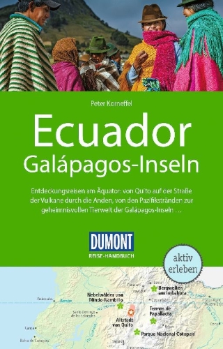 Buchcover und Innenansicht für das Buch: DUMONT Reise-Handbuch Reiseführer Ecuador, Galápagos-Inseln