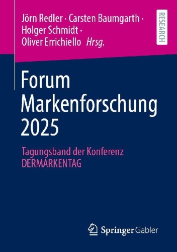 Buchcover und Innenansicht für das Buch: Forum Markenforschung 2025
