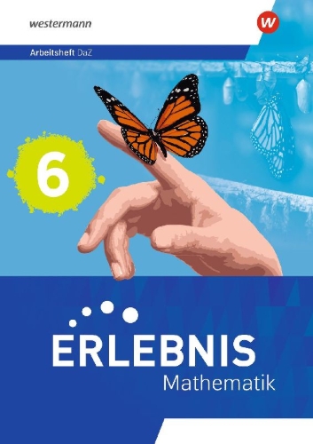 Buchcover und Innenansicht für das Buch: Erlebnis Mathematik - Arbeitsheft DaZ 6